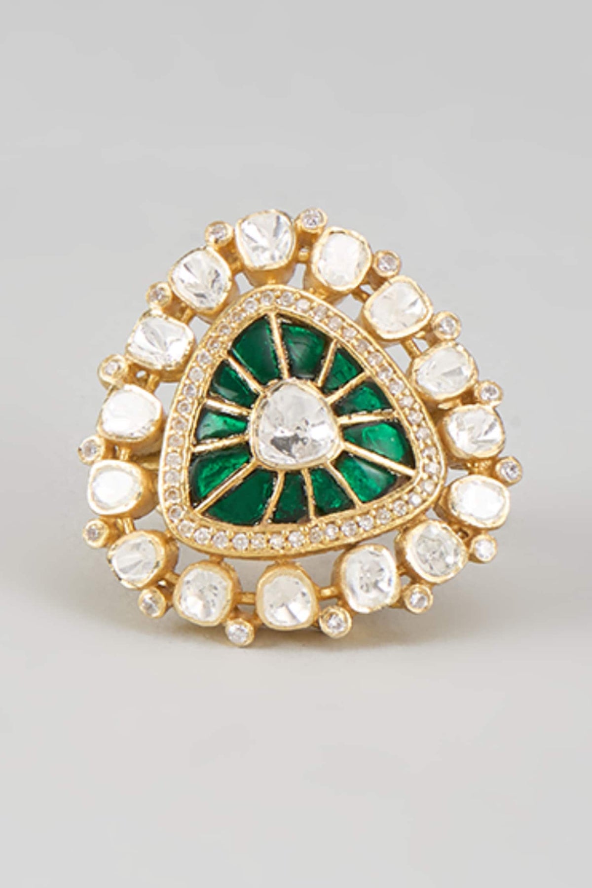 CZ & Stone Embellished Ring 