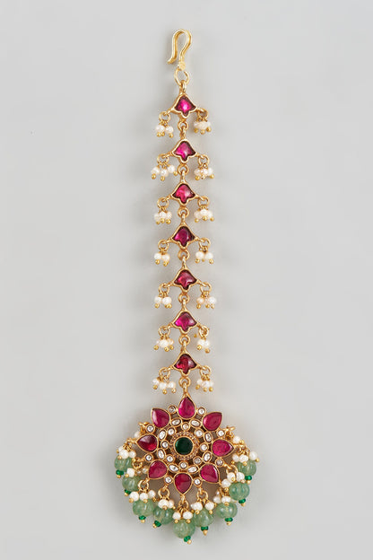 Kundan Embellished Maangtikka 