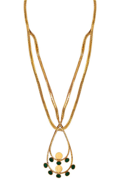 Dune Layered Pendant Necklace 