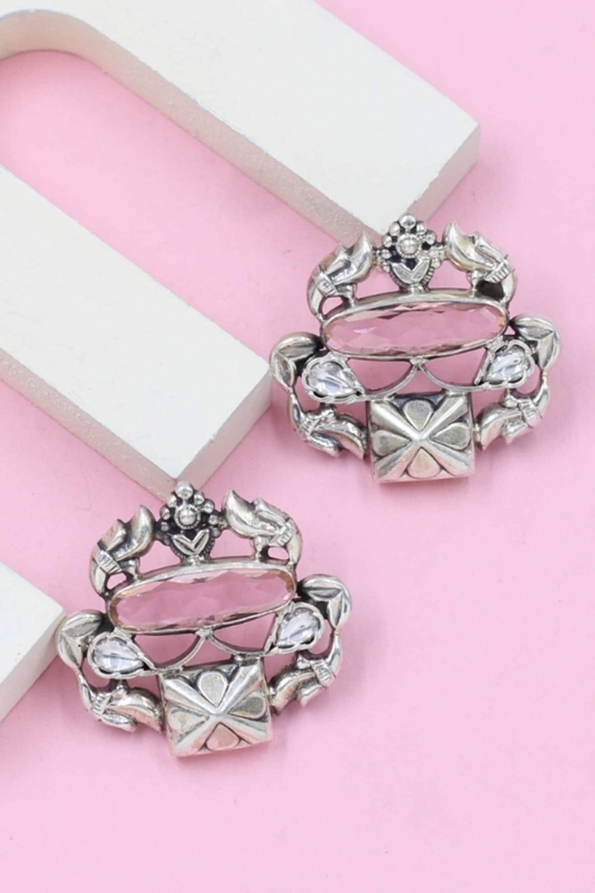Sophisticated Shine Vine Embellished Earrings 