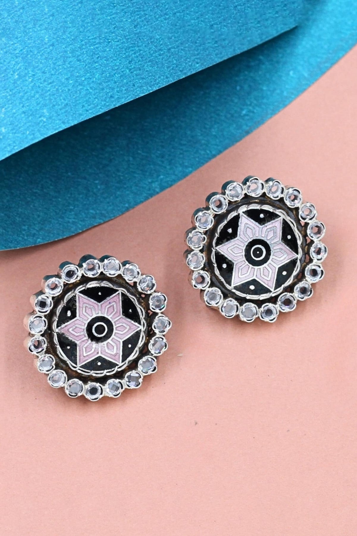 Artisan Floret Carved Studs 