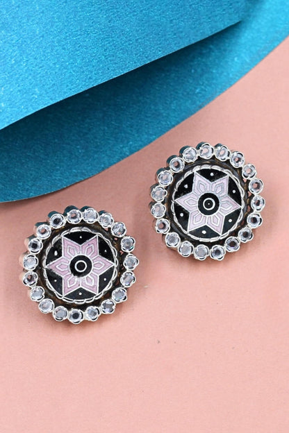 Artisan Floret Carved Studs 