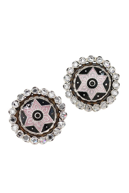 Artisan Floret Carved Studs 