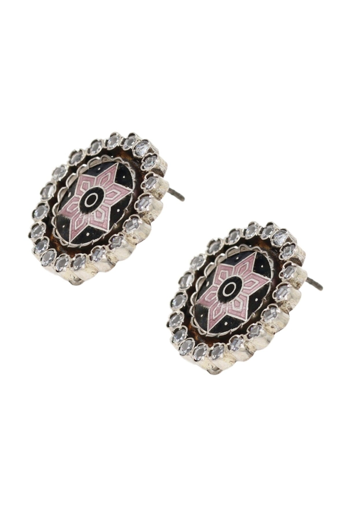 Artisan Floret Carved Studs 