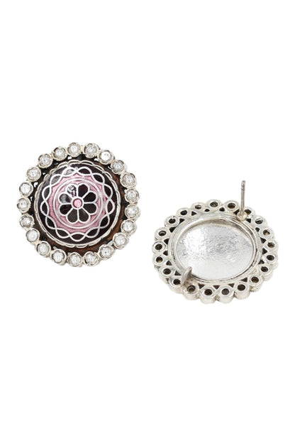 Floral Carved Studs 