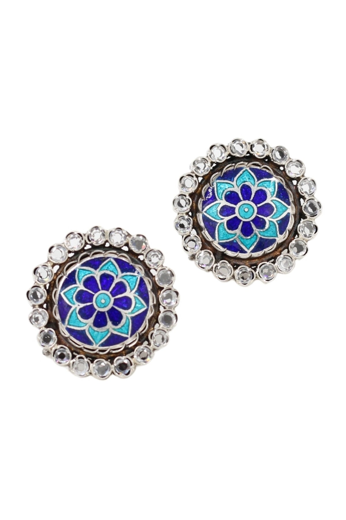 Floral Bloom Carved Studs 