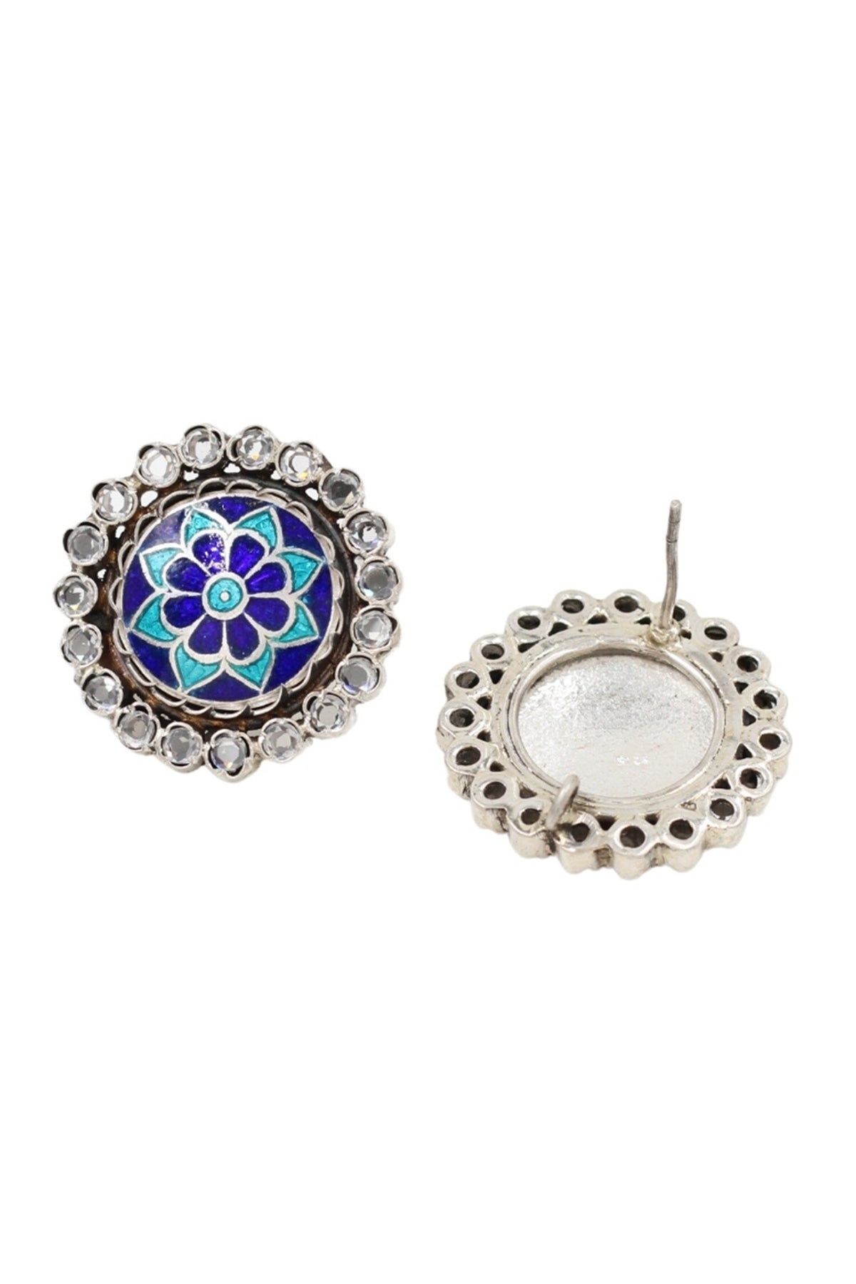 Floral Bloom Carved Studs 