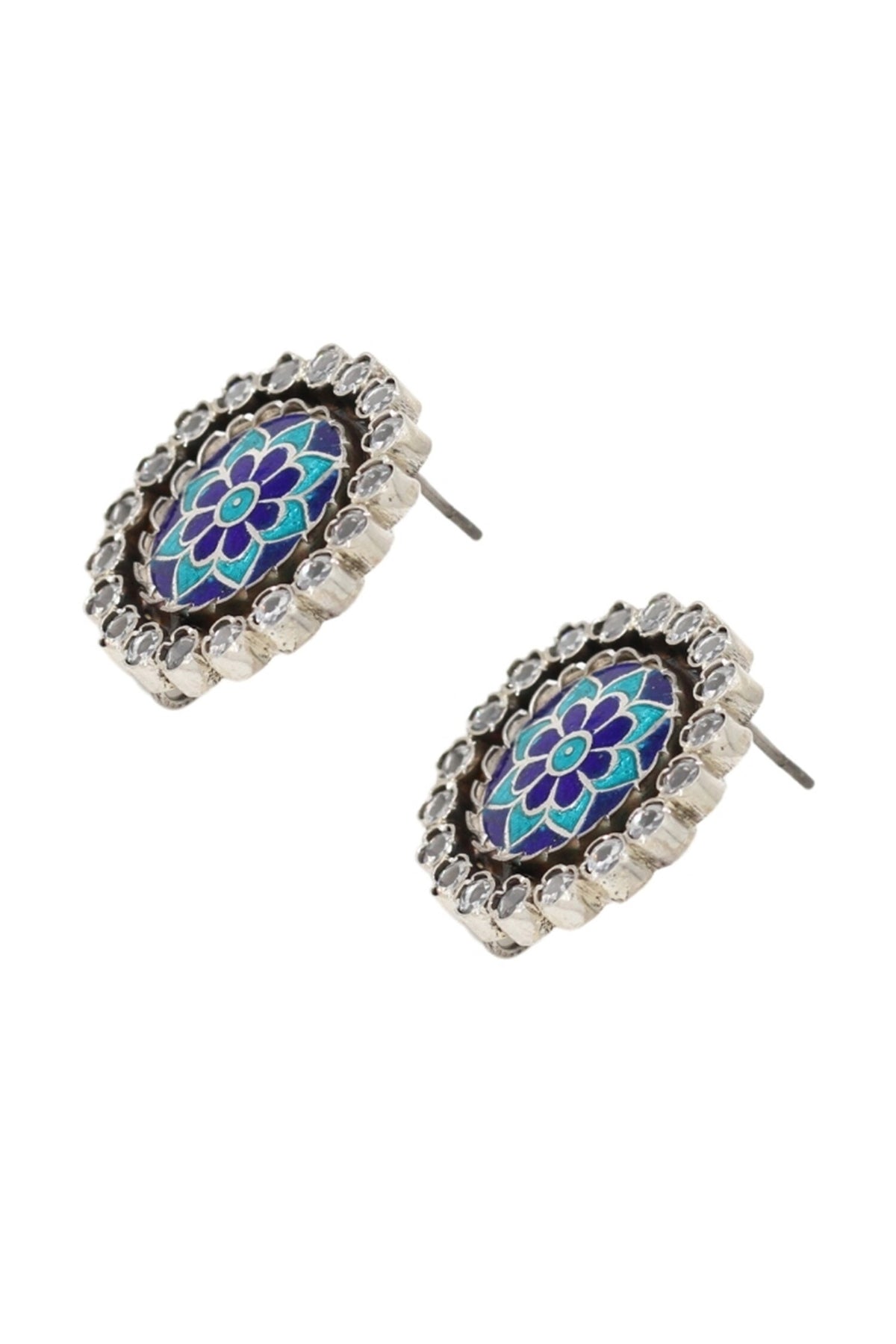 Floral Bloom Carved Studs 