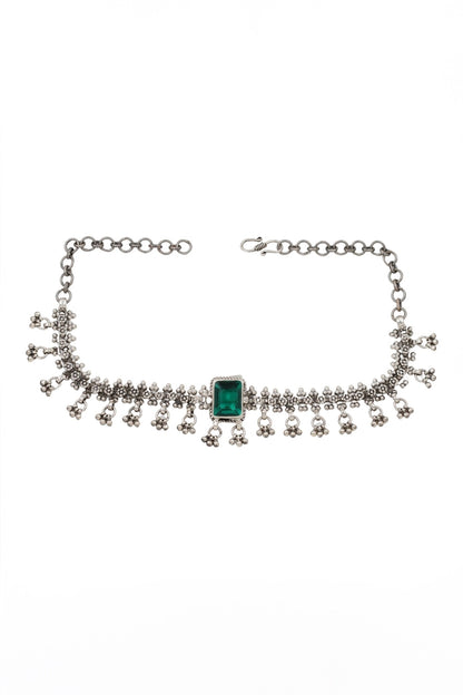 Luxe Stone Embellished Necklace 