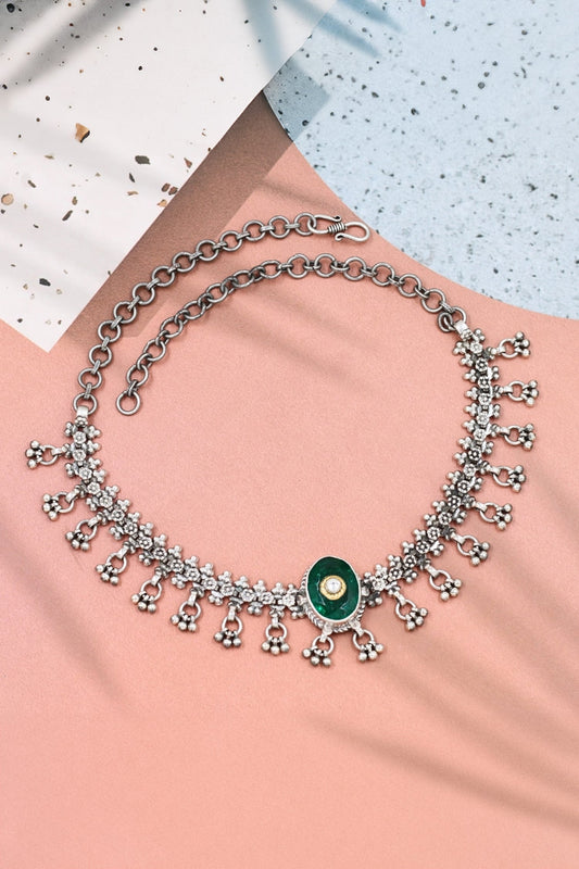 Opulent Elegance Embellished Necklace 