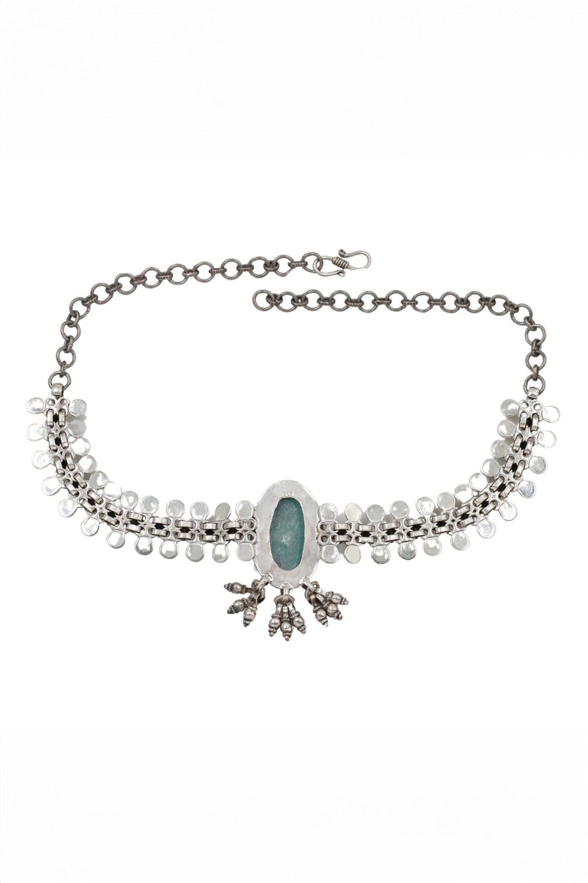 Graceful Adornment Stone Embellished Necklace 
