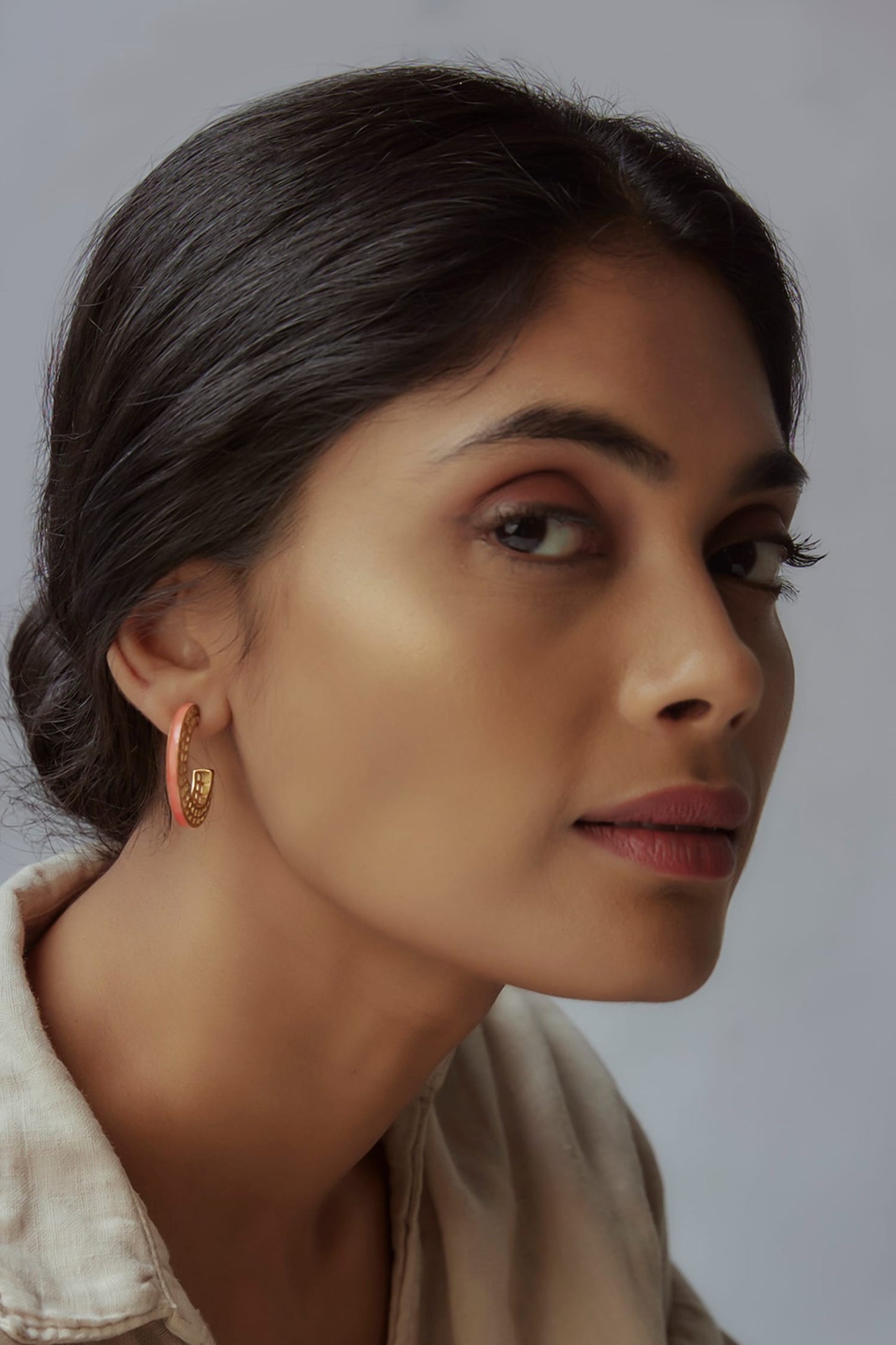 Round Enamelled Hoops 