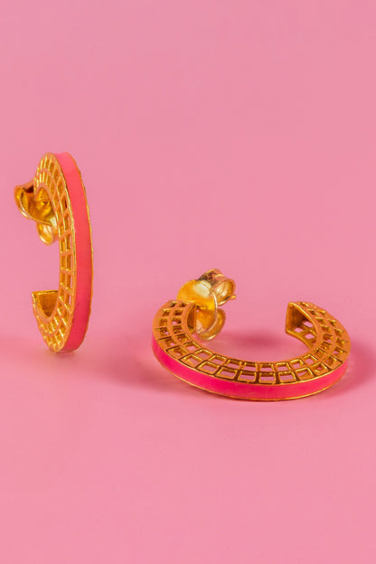 Round Enamelled Hoops 