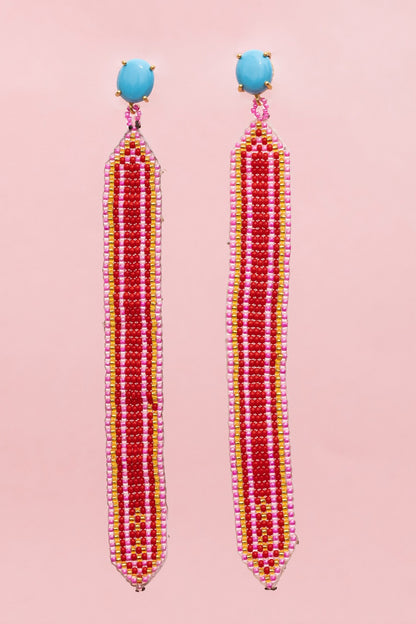 Bead Embellished Danglers 