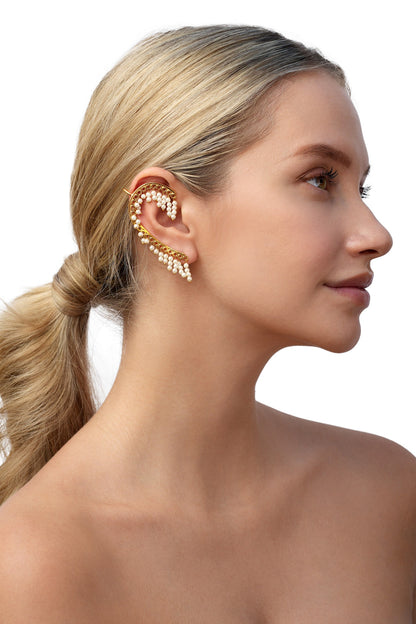 Sofia Pearl Embellished Earrings 