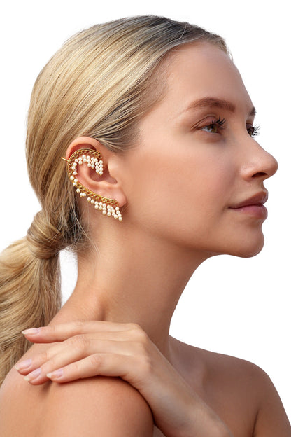 Sofia Pearl Embellished Earrings 