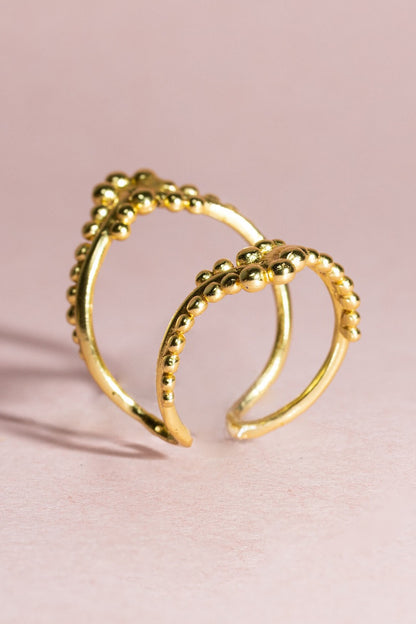 Mila Carved Splint Ring 
