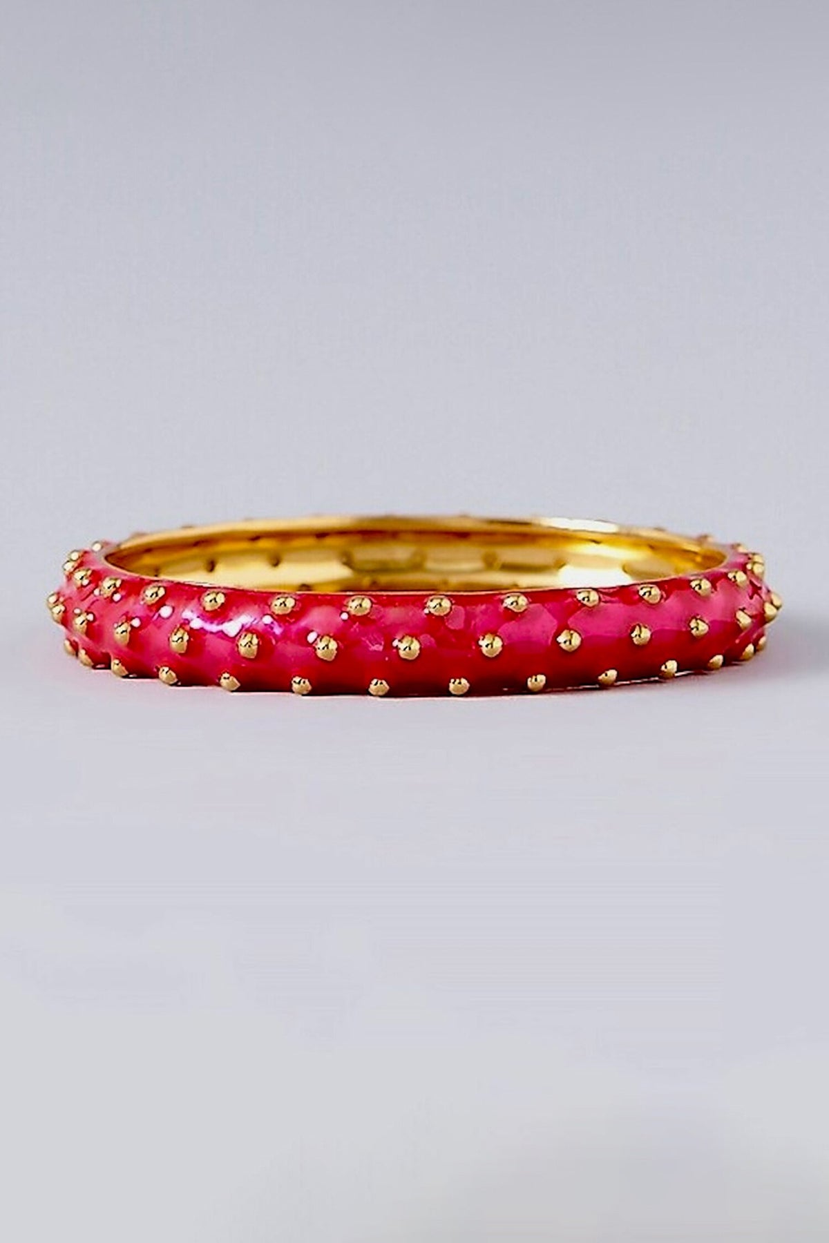 Shakti Enamelled Ghungroo Embellished Bangle 