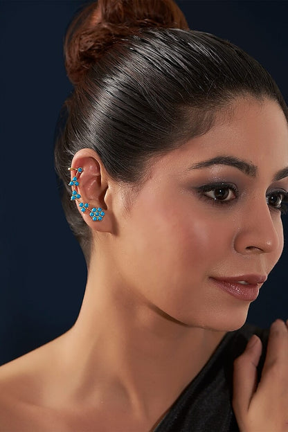 Arya Bloom Vine Ear Cuffs 