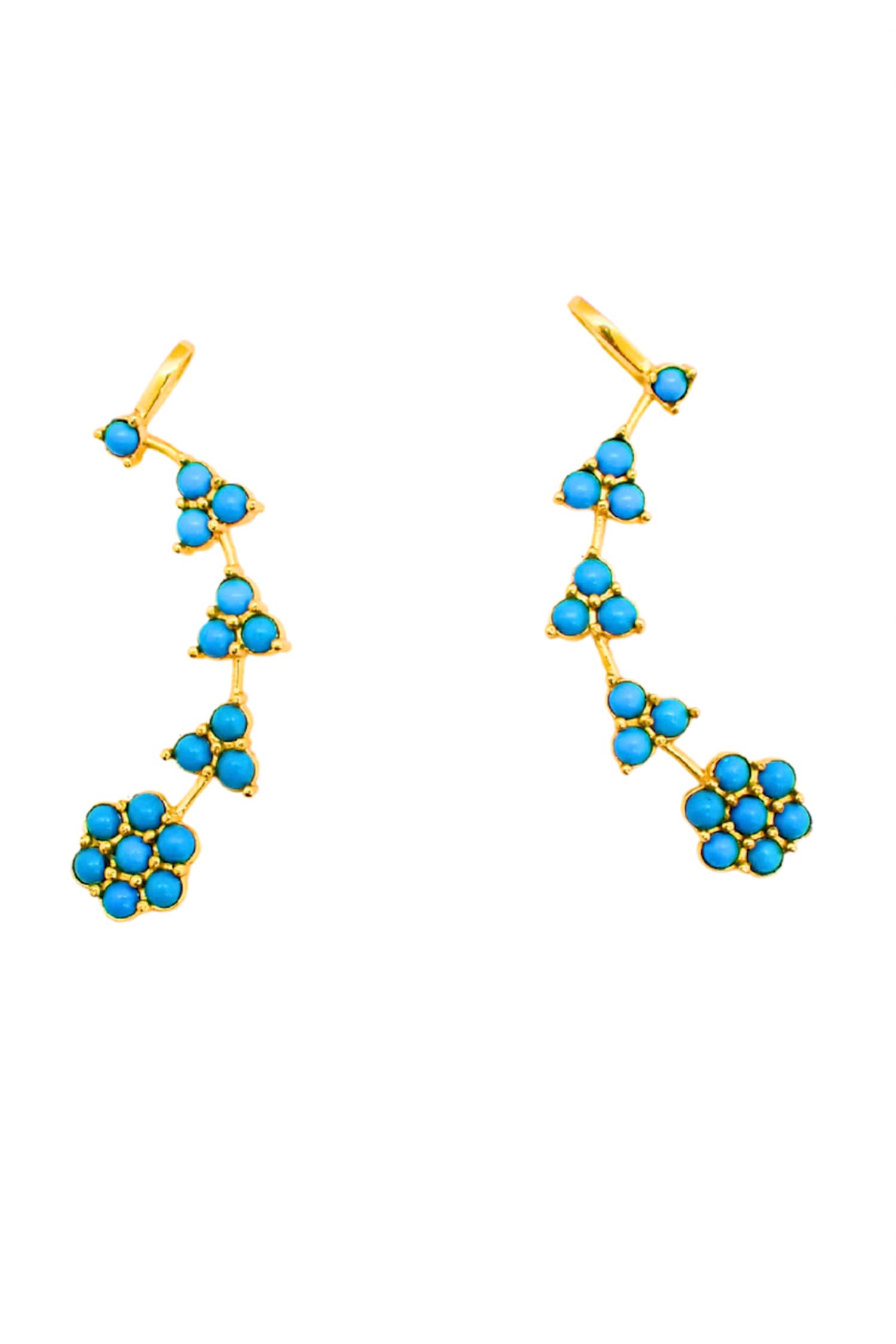 Arya Bloom Vine Ear Cuffs 