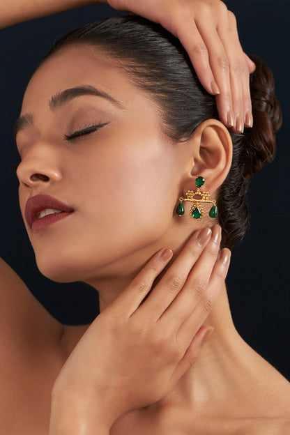 Circus Crest Drop Earrings 