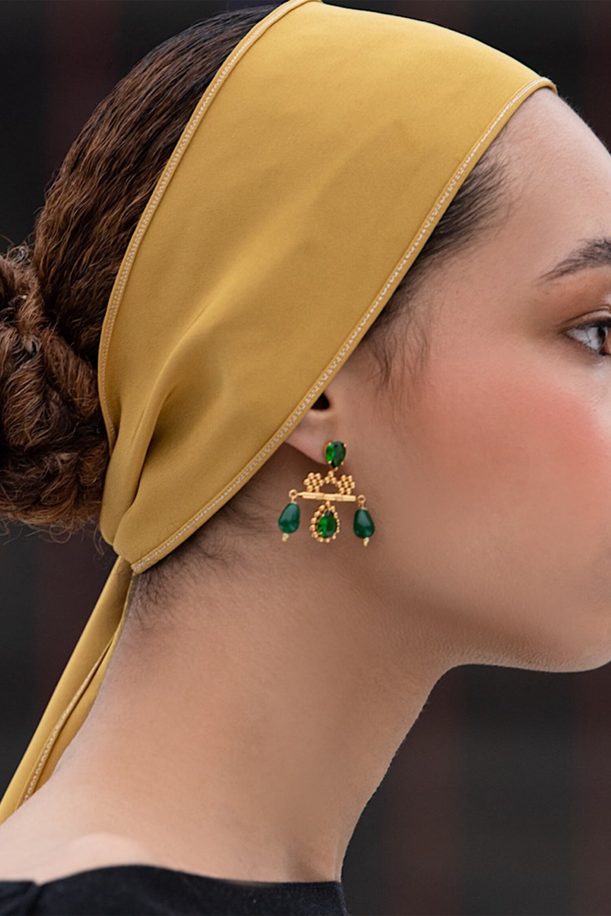 Circus Crest Drop Earrings 