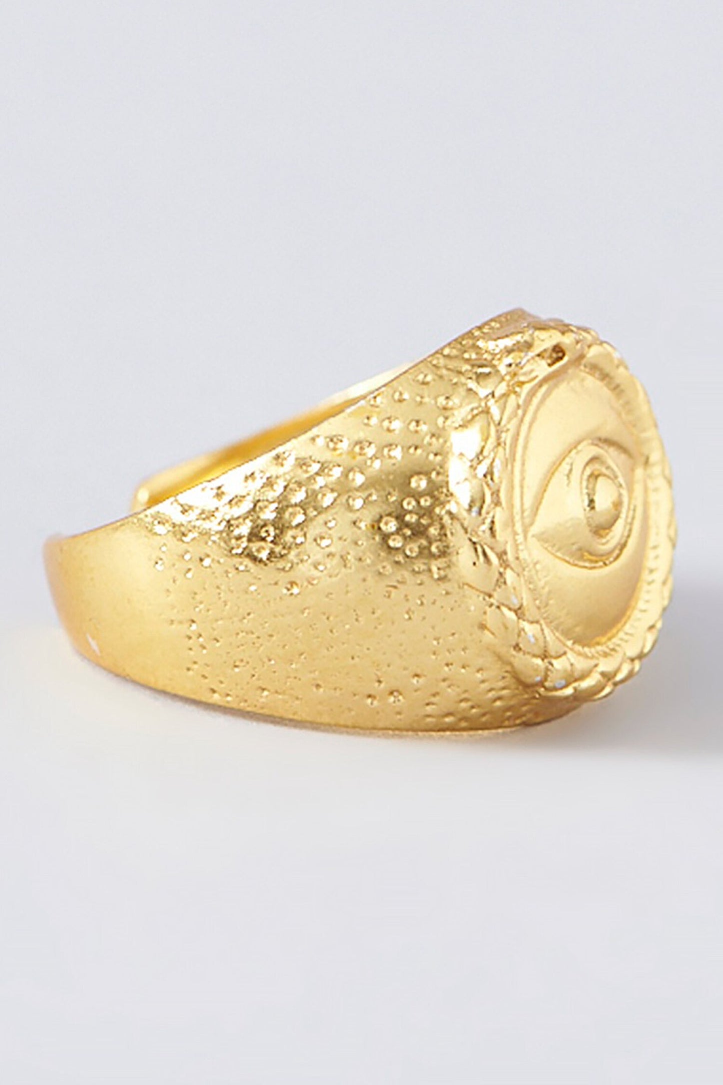Evil Eye Carved Ring 