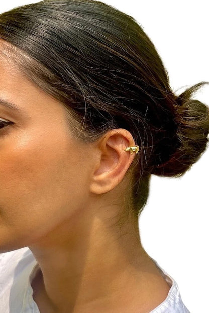 Elephant Craved Earcuffs 