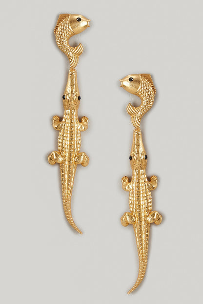 Alligator Kiki Earrings 