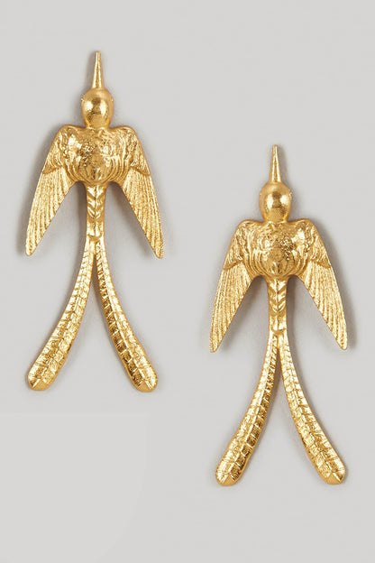 Drongo Bird Earrings 