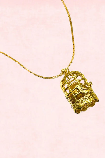 Caged Pearl Pendant 