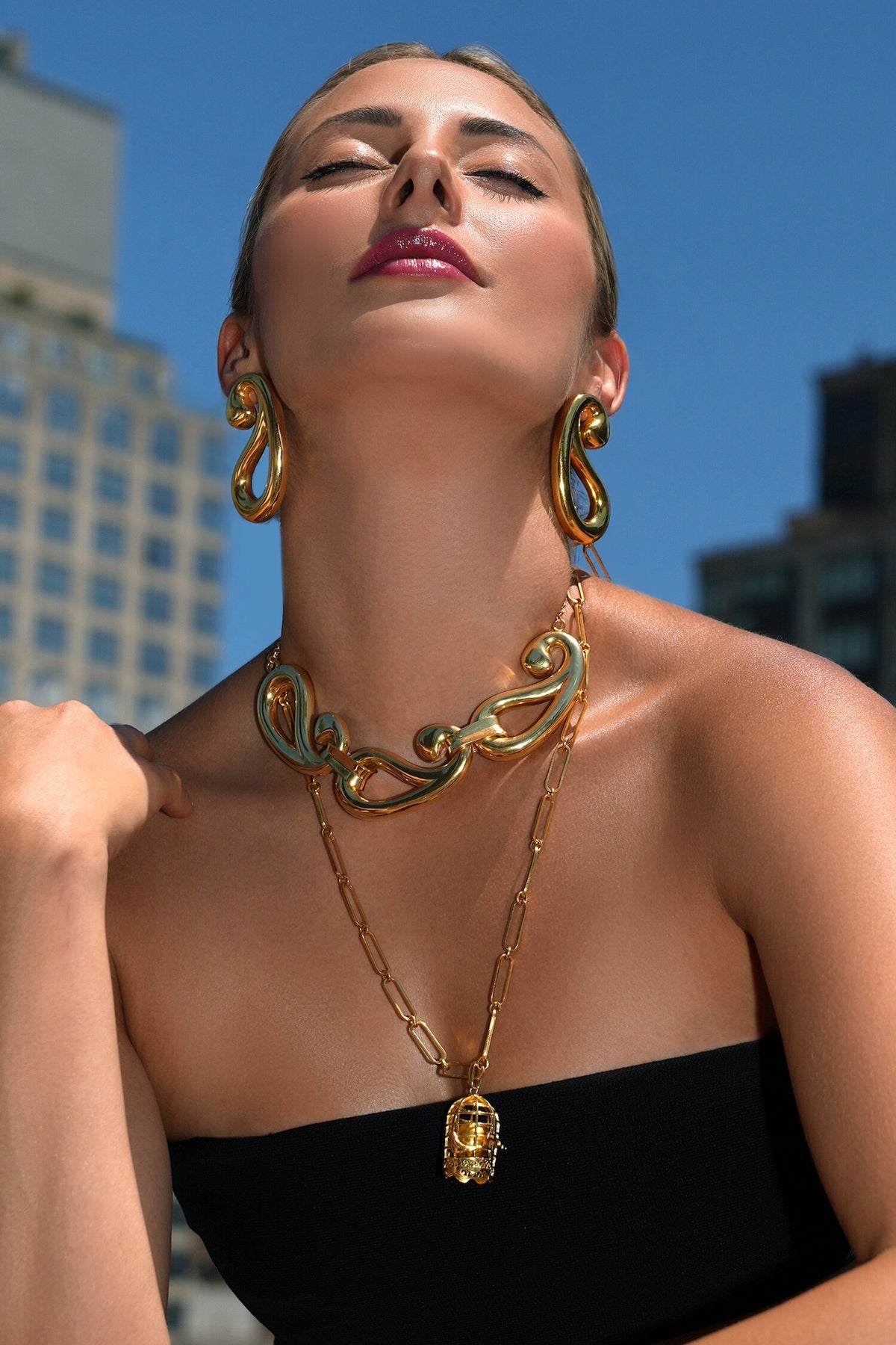 Caged Pearl Pendant 