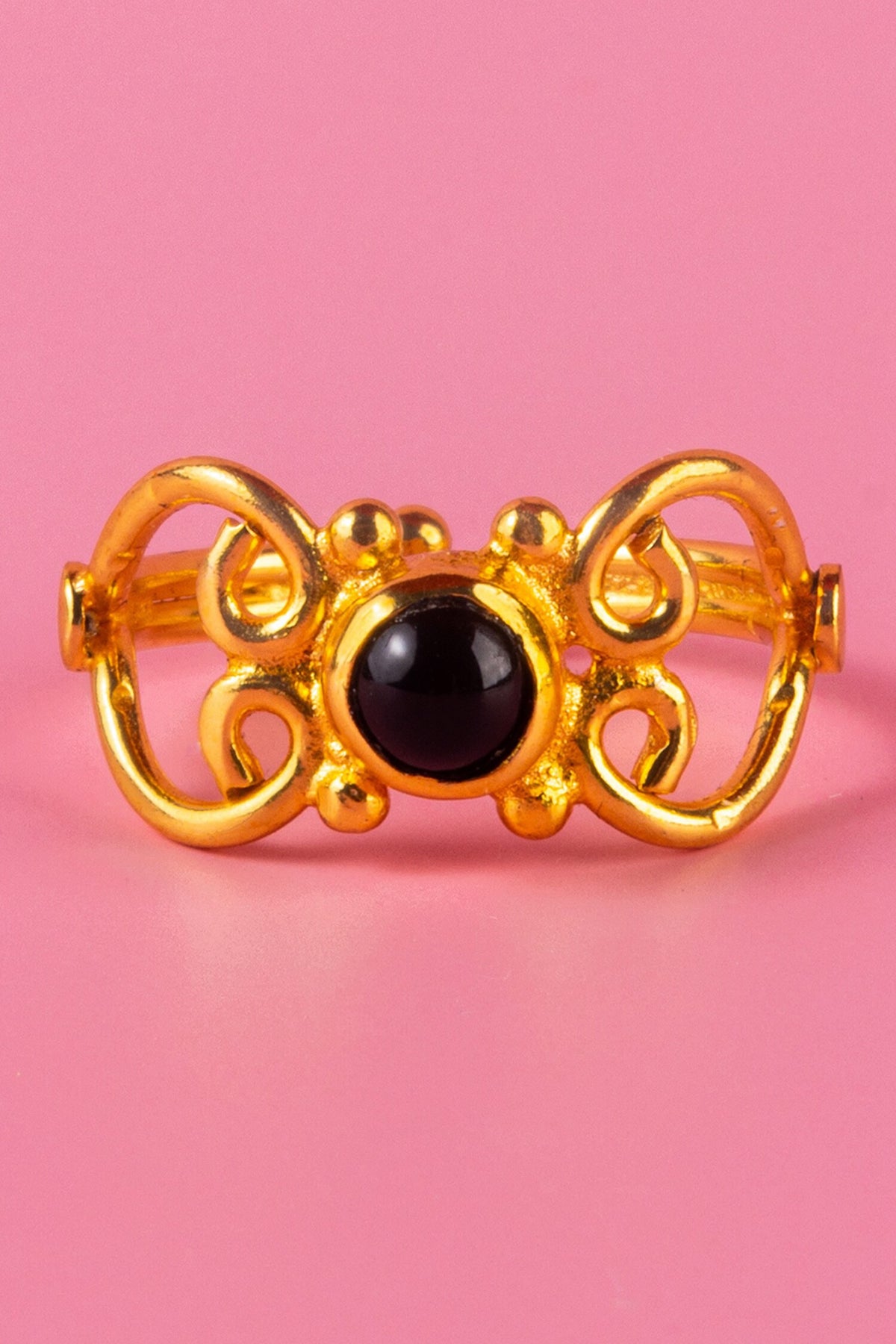 Panther Filigree Ring 