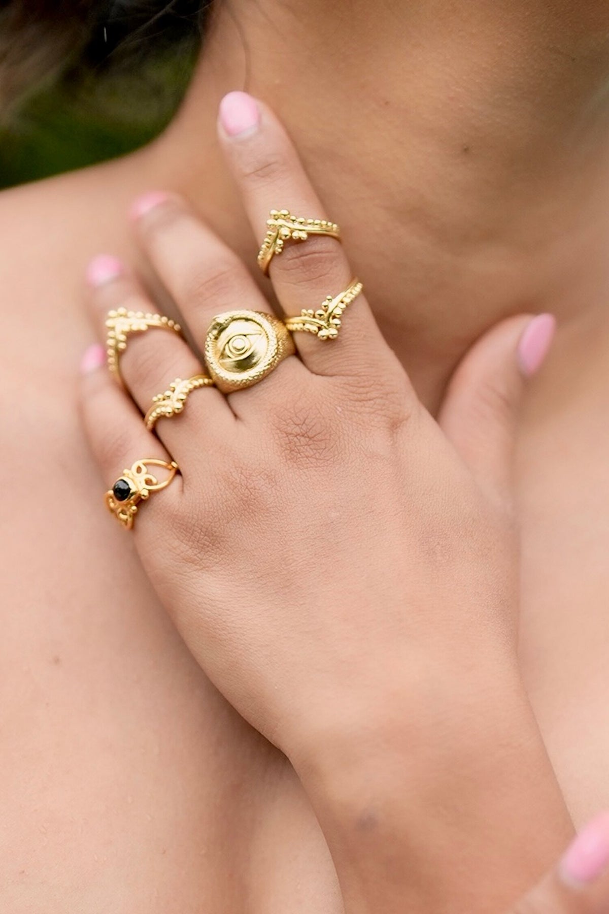 Panther Filigree Ring 