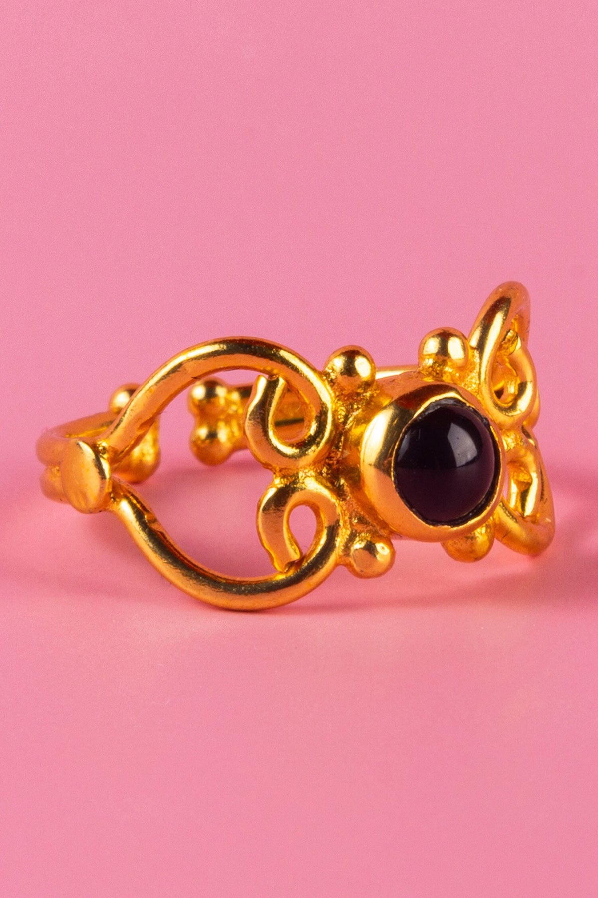 Panther Filigree Ring 