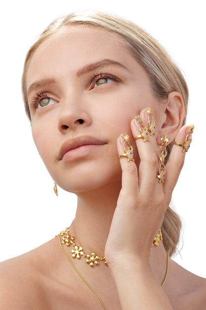 Turtle Crown Finger Ring-Single Pc 