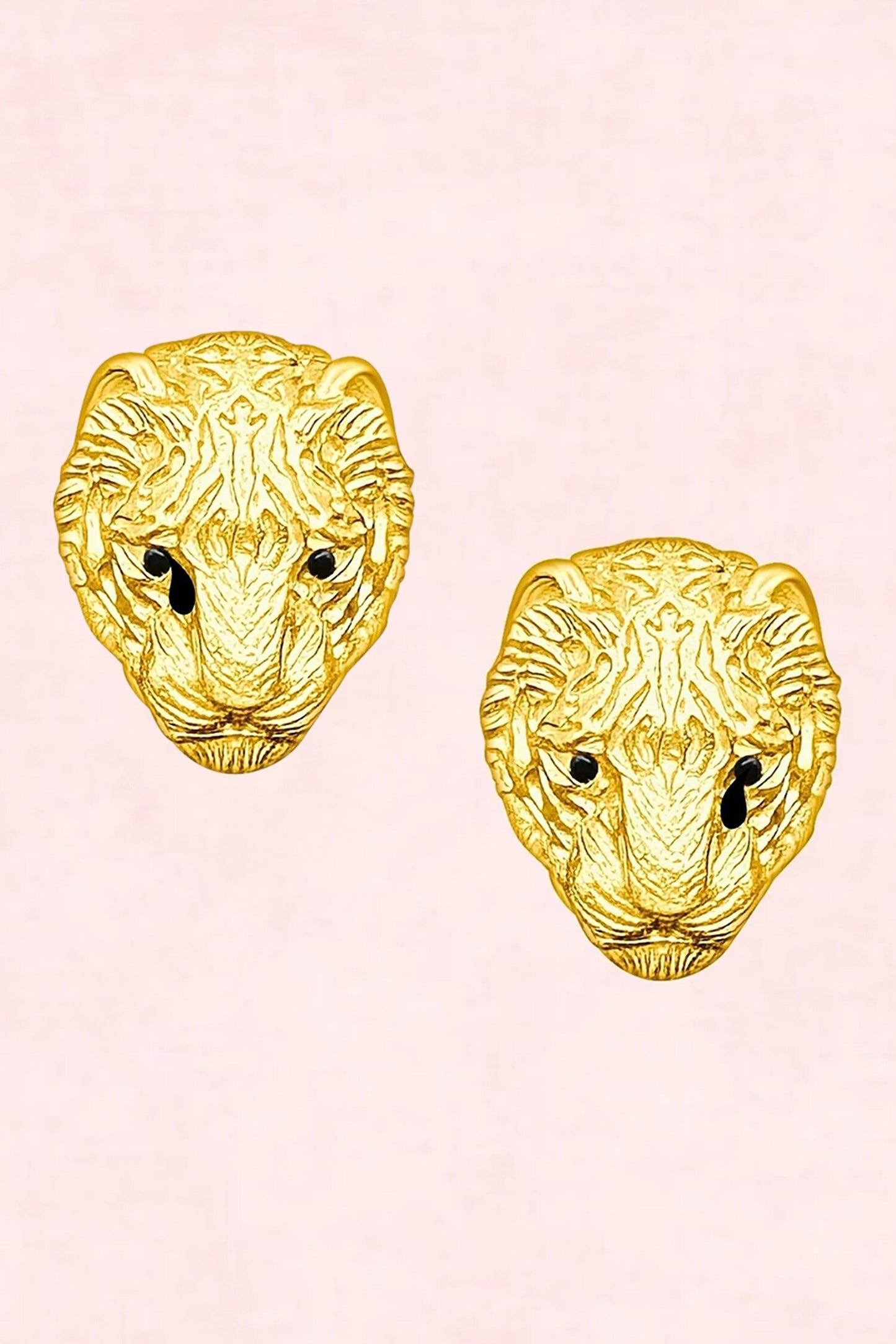 Huli Tiger Shaped Studs 