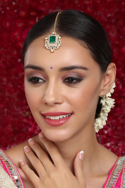 Stone Embellished Maangtikka 