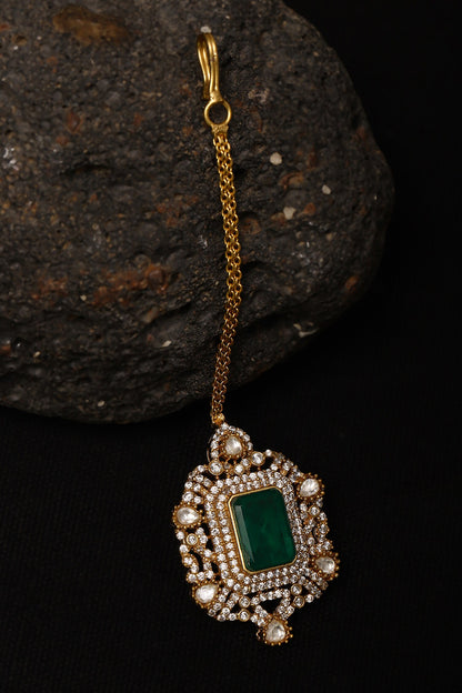 Stone Embellished Maangtikka 