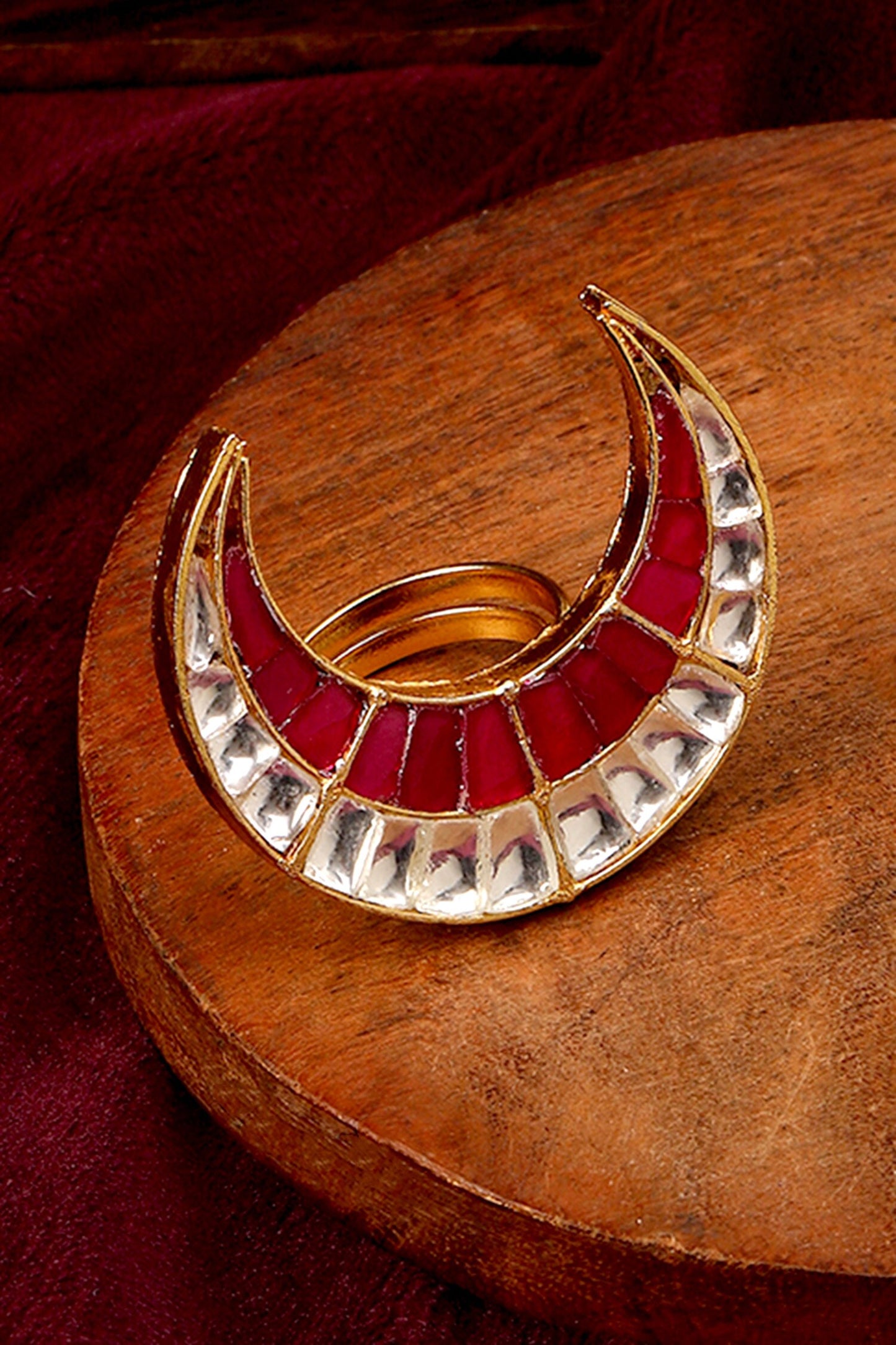 Half Moon Shaped Ring 