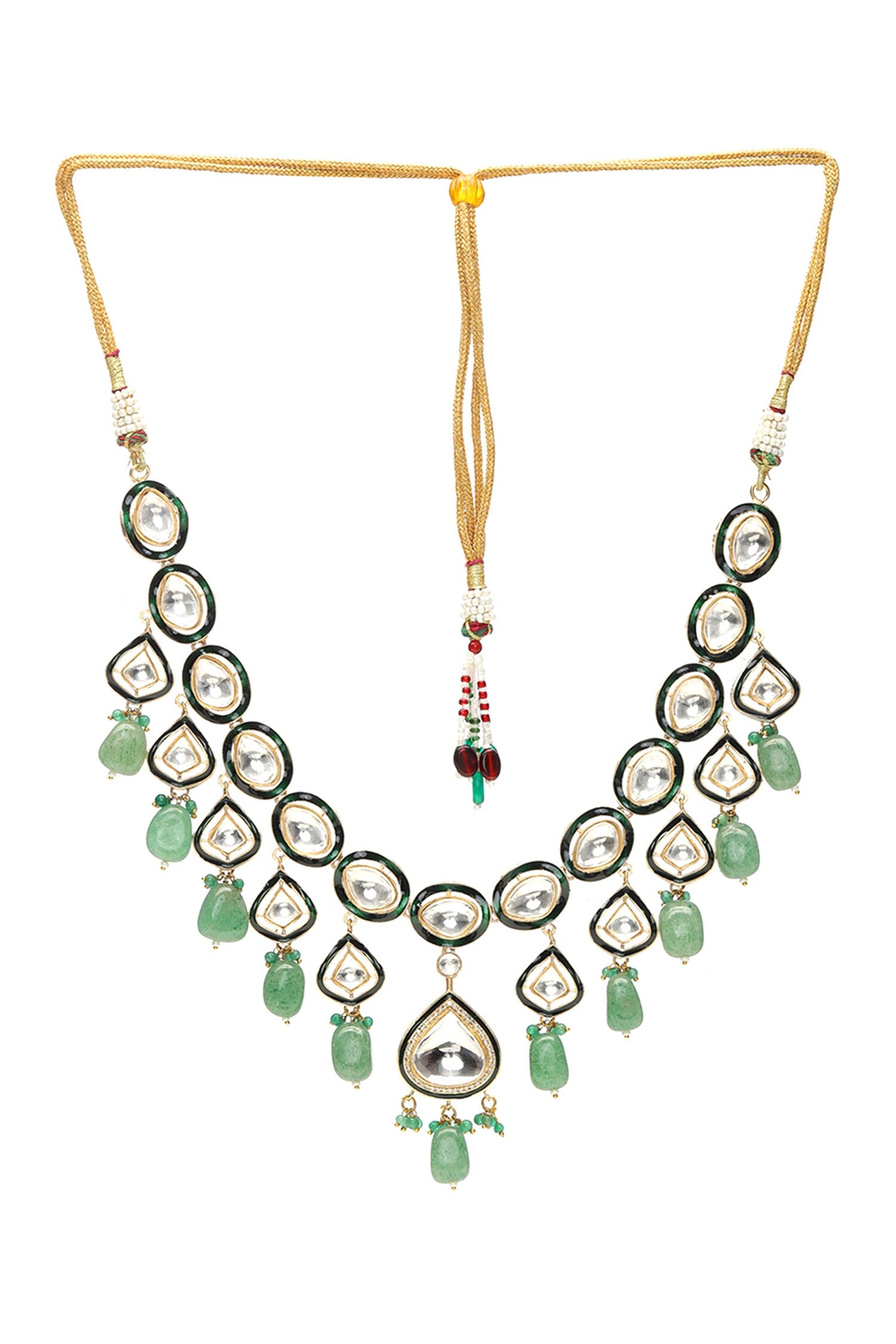 Kundan & Stone Embellished Necklace 