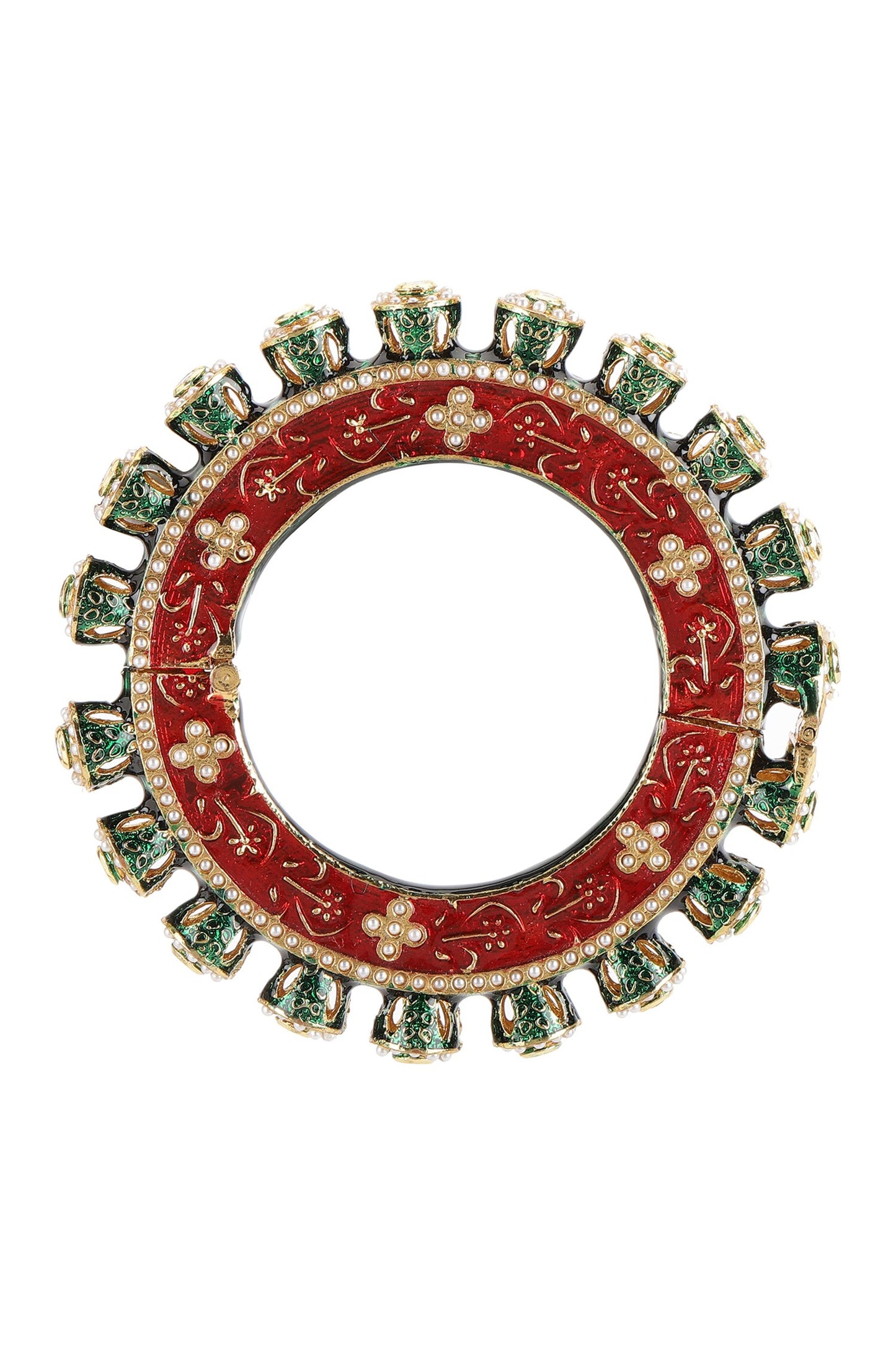 Meenakari Work Bangles - Set of 2 