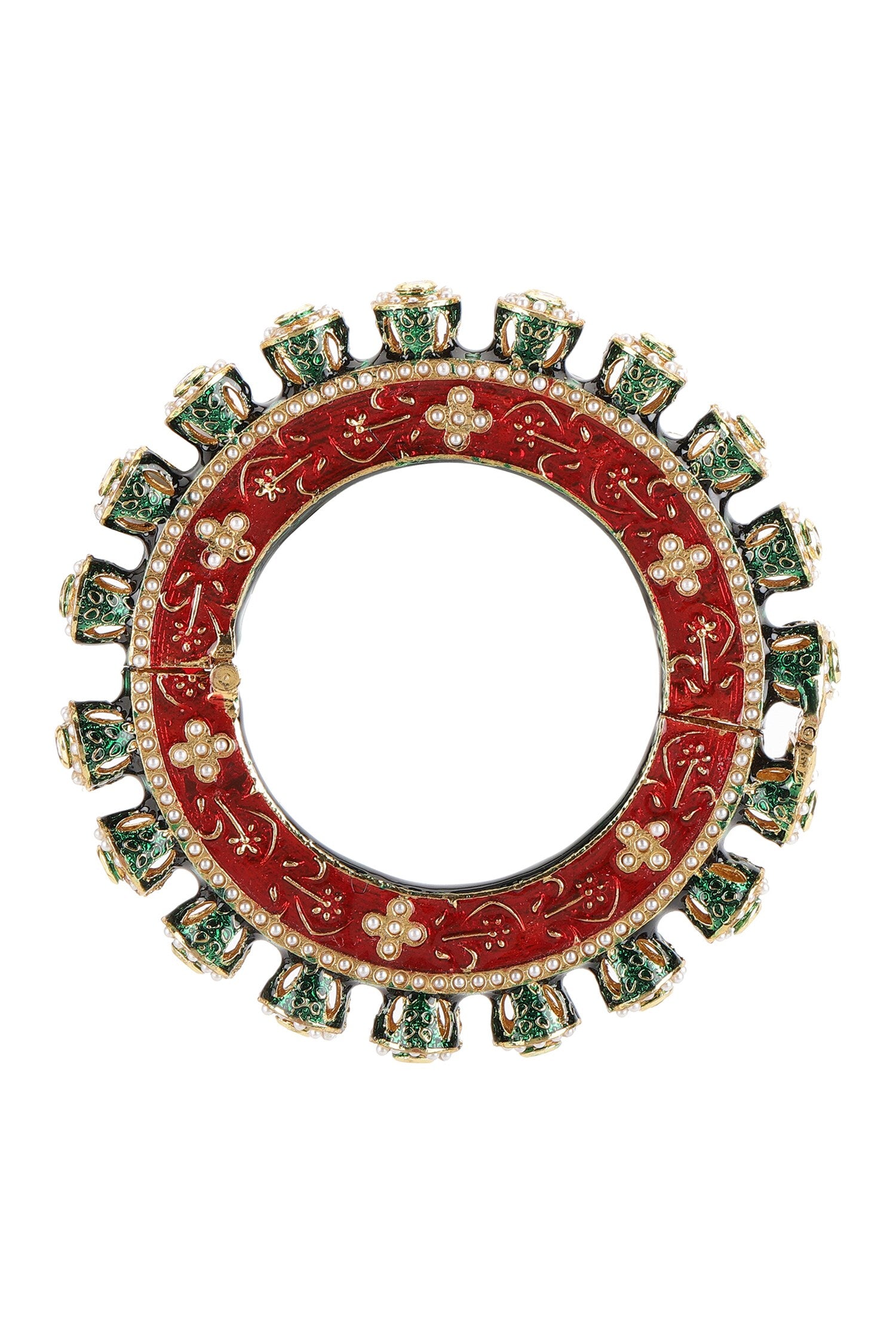 Meenakari Work Bangles - Set of 2 
