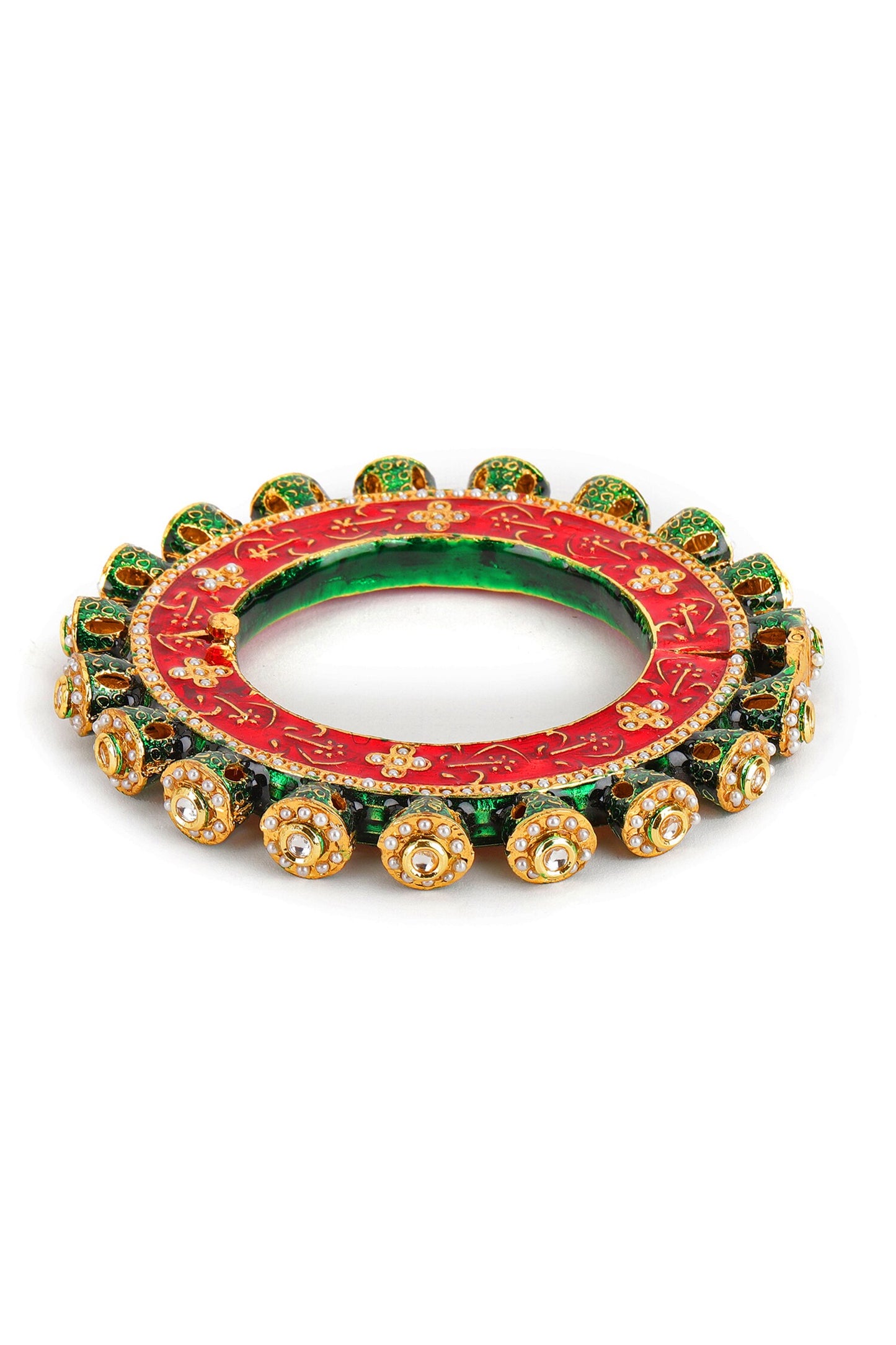 Meenakari Work Bangles - Set of 2 