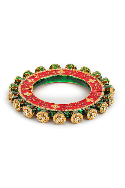 Meenakari Work Bangles - Set of 2 