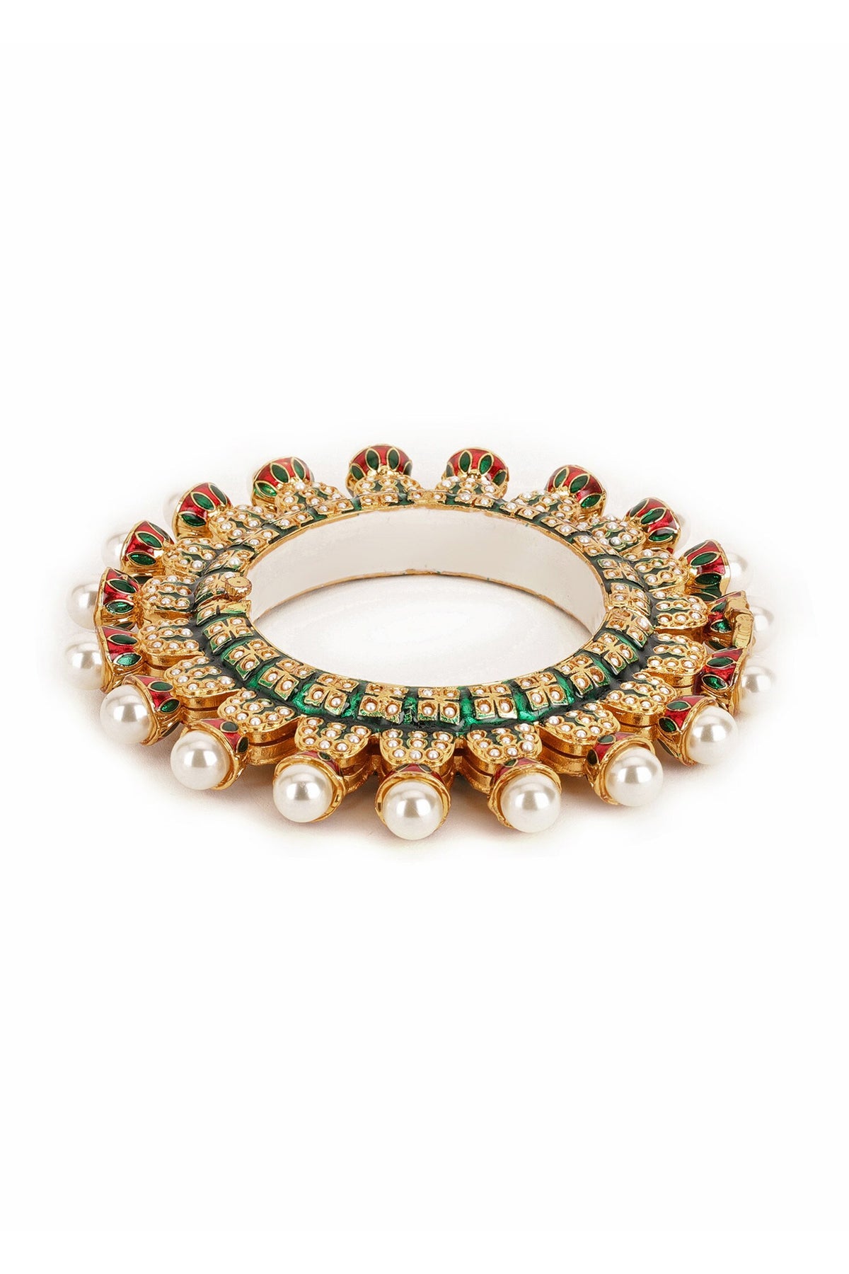 Pearl Encrusted Bangle - Single Pc 