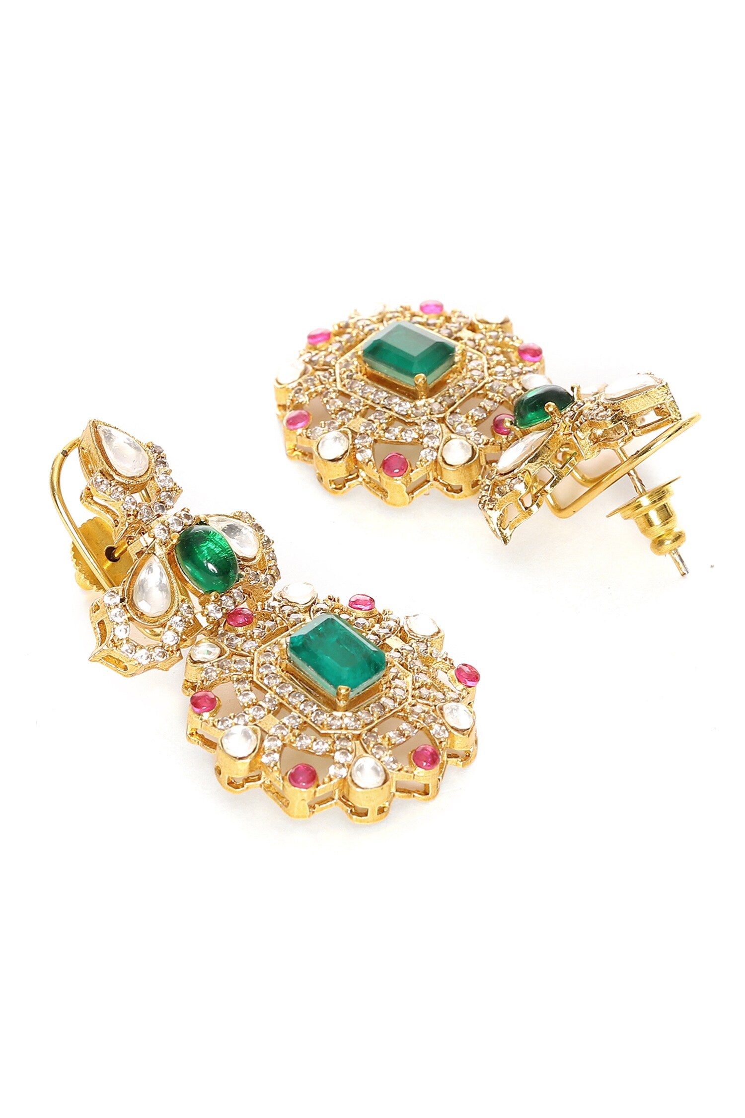 Semi Precious Stone Embellished Necklace Set 