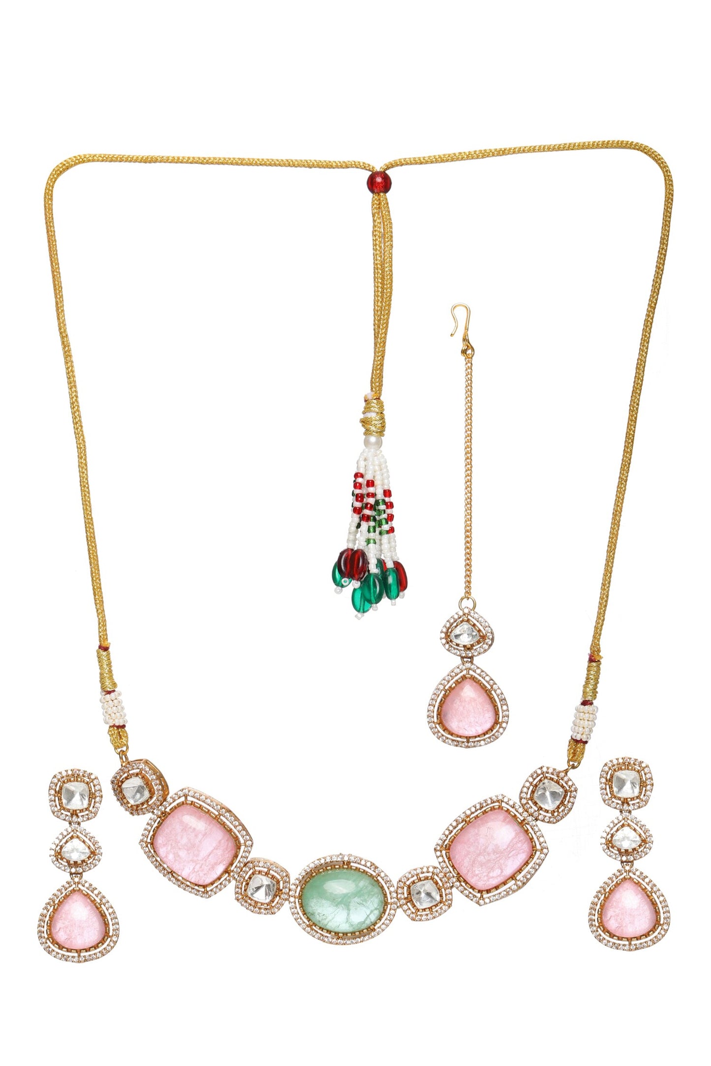 Stone Embellished Kundan Choker Set 