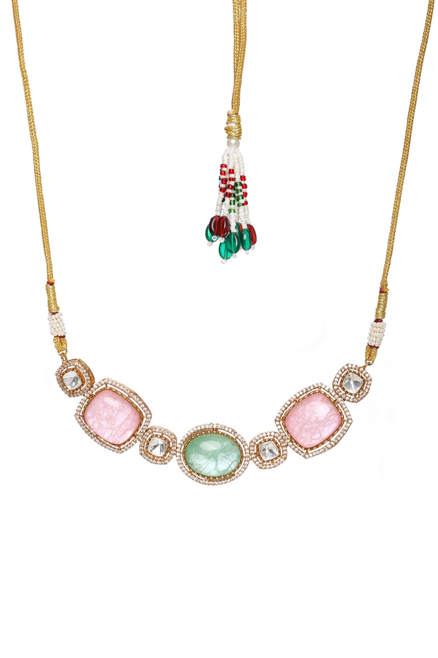 Stone Embellished Kundan Choker Set 