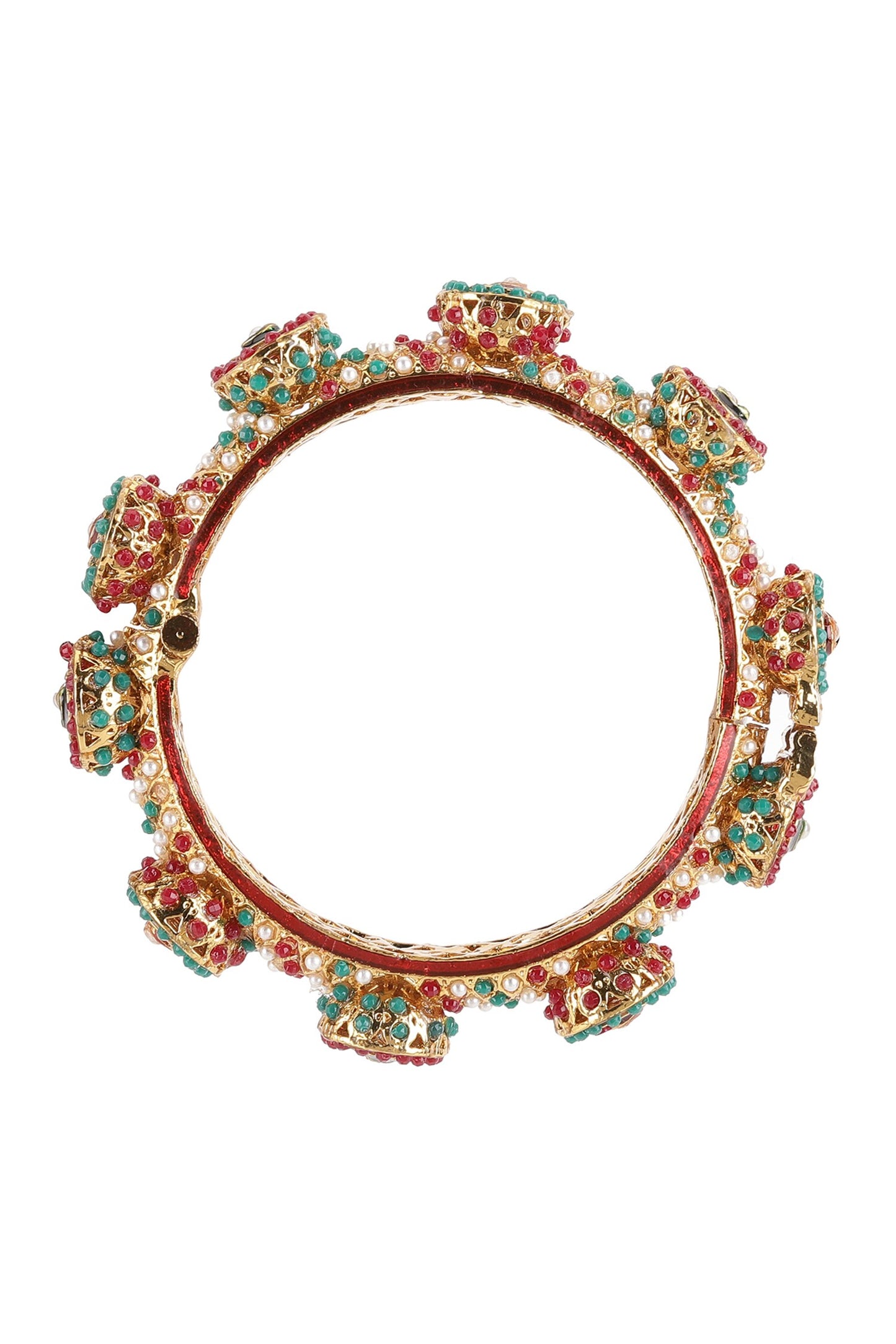 Stone Embellished Rajwada Kada- Single Pc 